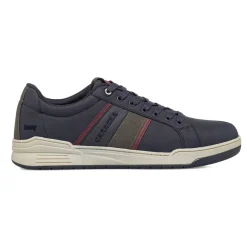 Sneakers blu con dettagli bordeaux da Uomo Carrera Jeans