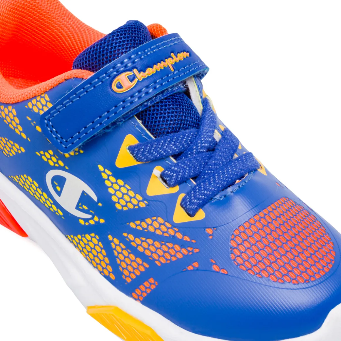 Sneakers blu con luci da Primi Passi Bambino Champion Wave