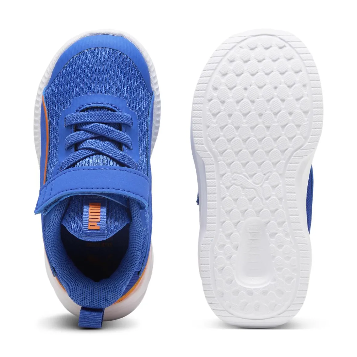 Sneakers blu con strappo da Bambino Primi Passi Puma Flyer 3