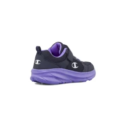 Sneakers blu da bambina con strappo Champion