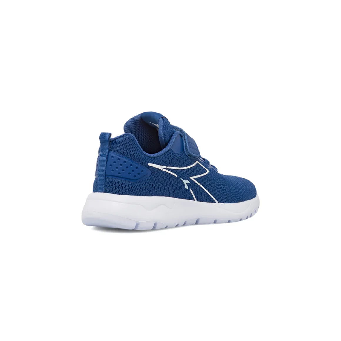 Sneakers blu da Bambino con chiusura a strappo Diadora