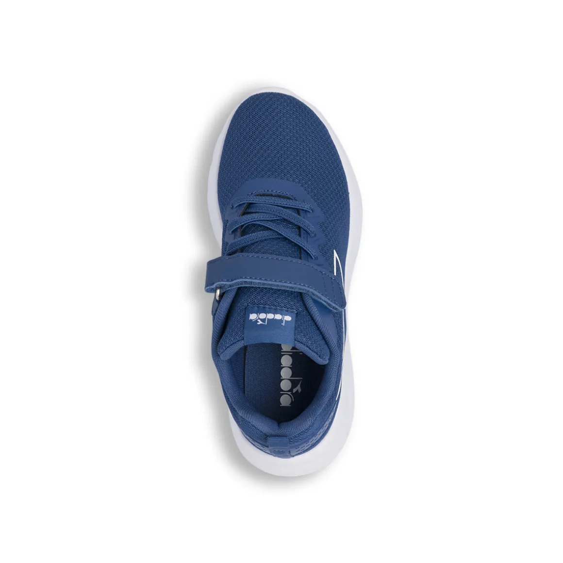 Sneakers blu da Bambino con chiusura a strappo Diadora