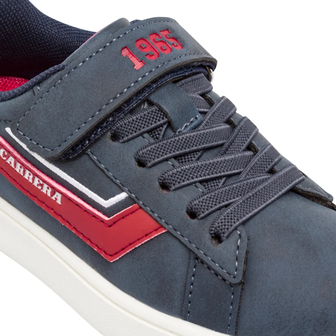 Sneakers blu da Bambino con chiusura a strappo Carrera