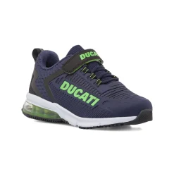 Sneakers blu da bambino con ammortizzazione ad aria Ducati