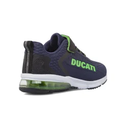 Sneakers blu da bambino con ammortizzazione ad aria Ducati