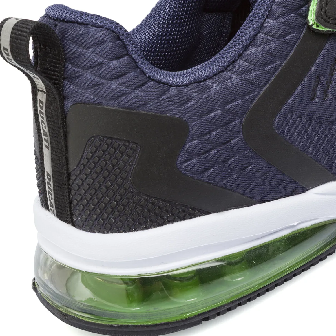 Sneakers blu da bambino con ammortizzazione ad aria Ducati