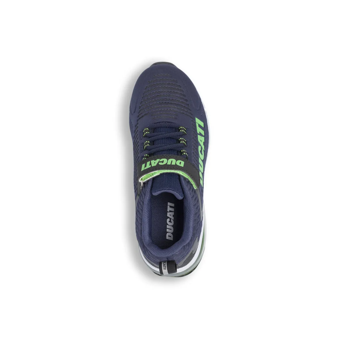Sneakers blu da bambino con ammortizzazione ad aria Ducati