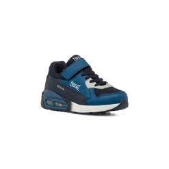 Sneakers blu da Bambino con ammortizzzione ad aria e strappo Everlast