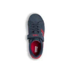 Sneakers blu da Bambino con dettaglio laterale logo Carrera