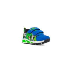 Sneakers blu da Bambino con Luci e stampa Dinosauri