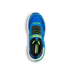 Sneakers blu da Bambino con dettagli pixel e strappo Skechers