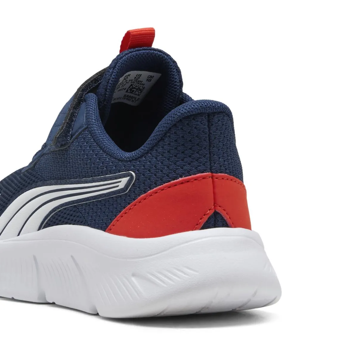 Sneakers blu da Bambino con chiusura a strappo FlexFocus Modern AC+ PS Puma