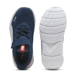 Sneakers blu da Bambino con chiusura a strappo FlexFocus Modern AC+ PS Puma