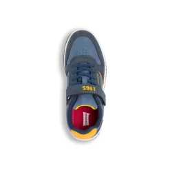 Sneakers blu da Bambino con chiusura a strappo Carrera
