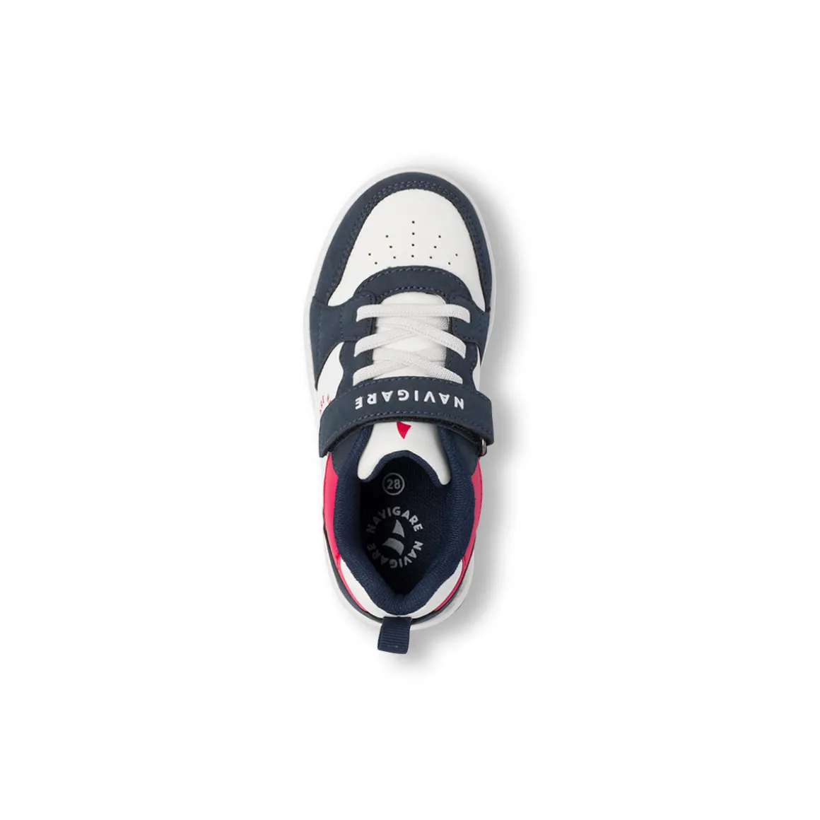Sneakers blu da Bambino con chiusura a strappo e luci Navigare