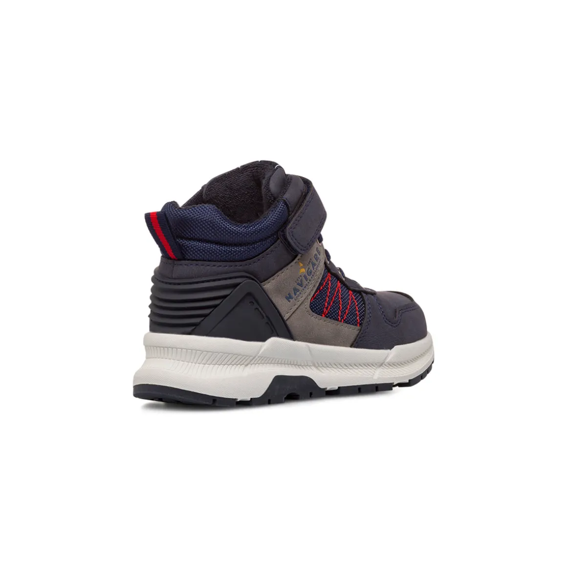 Sneakers blu da Bambino con dettaglio grigio e strappo Navigare
