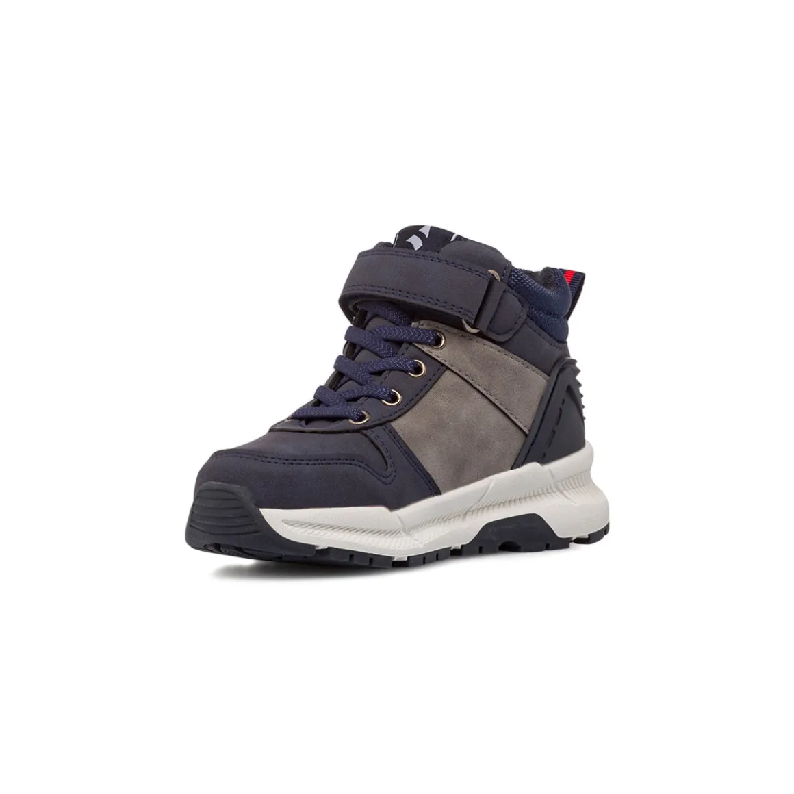 Sneakers blu da Bambino con dettaglio grigio e strappo Navigare