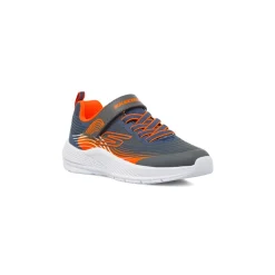 Sneakers Blu da bambino con luci nella suola Skechers Erupters 4