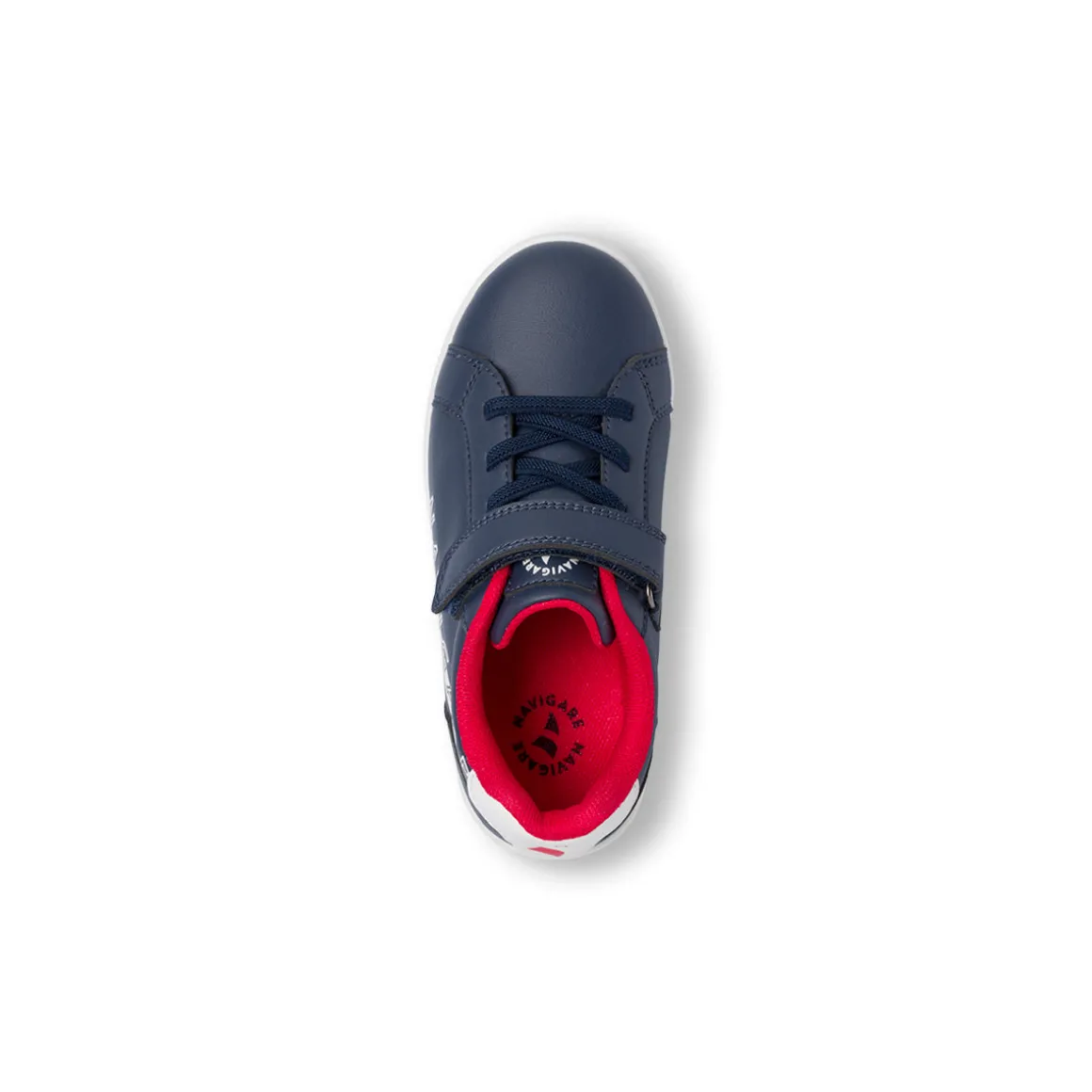 Sneakers blu da Bambino con strappo e logo Navigare