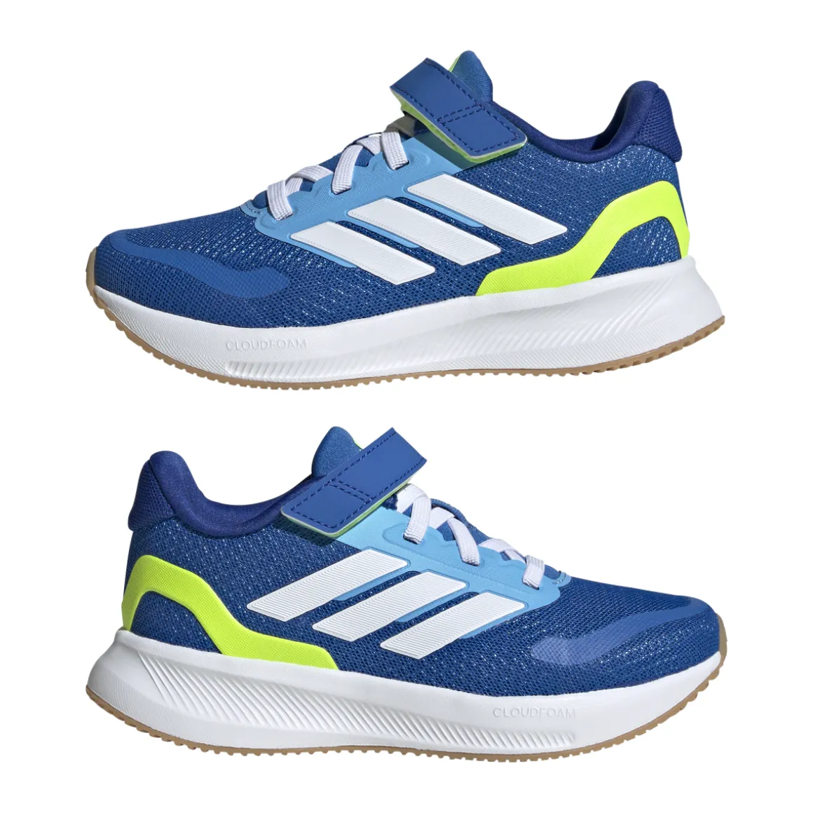 Sneakers blu da Bambino RUNFALCON 5 EL C adidas