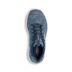 Sneakers blu da donna con sottopiede in memory foam Skechers Graceful
