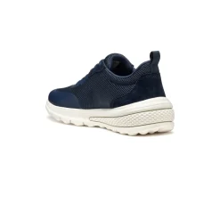Sneakers blu da Donna con zeppa e suola traspirante Geox