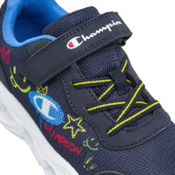 Sneakers blu da Ragazzo con luci e strappo Champion