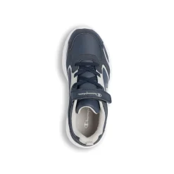 Sneakers blu da ragazzo con dettagli grigio e logo Champion Count B