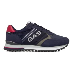Sneakers blu da Uomo con dettaglio in contrasto Gas