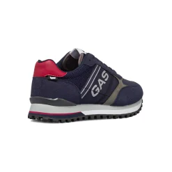 Sneakers blu da Uomo con dettaglio in contrasto Gas