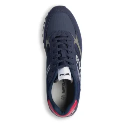 Sneakers blu da Uomo con dettaglio in contrasto Gas