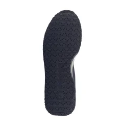 Sneakers blu da uomo con logo laterale Lumberjack Wilson