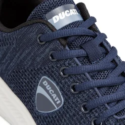 Sneakers blu da uomo con logo Ducati Levante