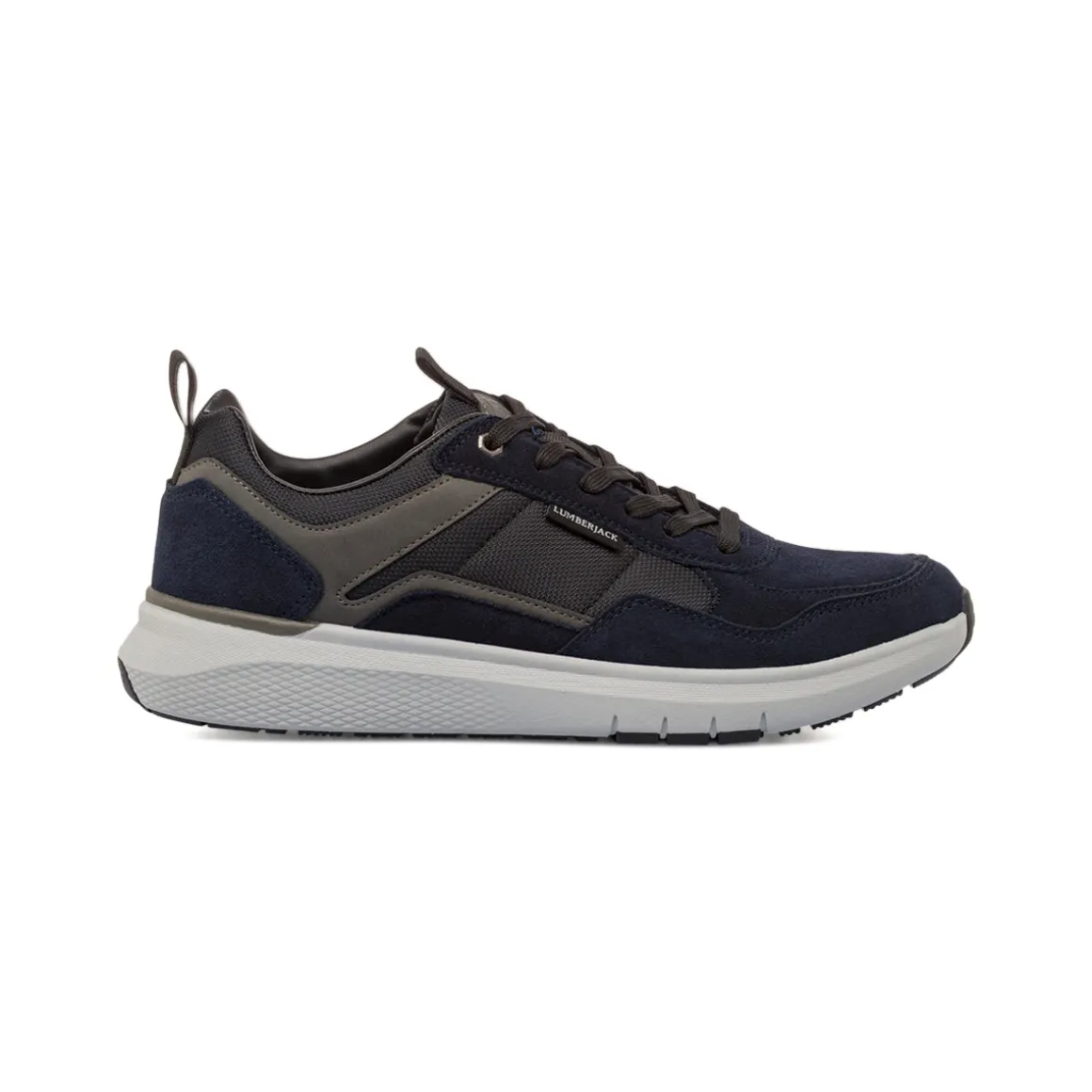 Sneakers blu da Uomo con inserti in contrasto Lumberjack