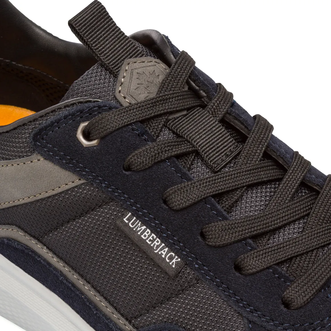 Sneakers blu da Uomo con inserti in contrasto Lumberjack