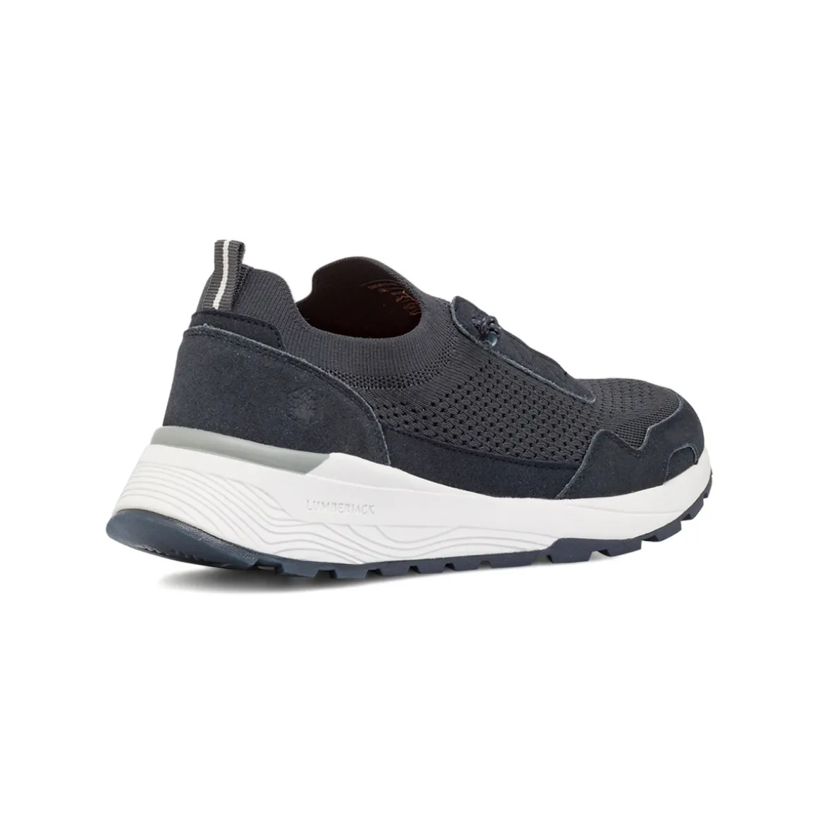 Sneakers blu da Uomo con lacci elastici e dettagli traforati Lumberjack
