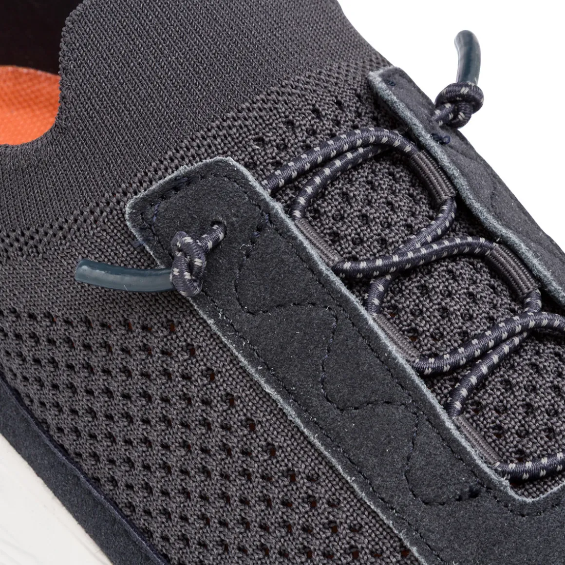 Sneakers blu da Uomo con lacci elastici e dettagli traforati Lumberjack