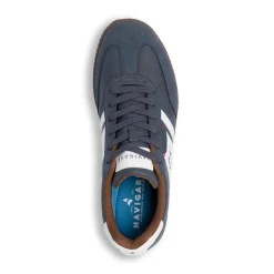 Sneakers blu da Uomo con inserti marroni Navigare