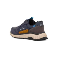 Sneakers blu da Uomo con dettagli effetto scamosciato Navigare