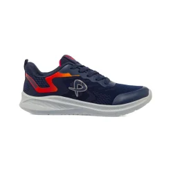 Sneakers blu da Uomo con inserti rossi P Go