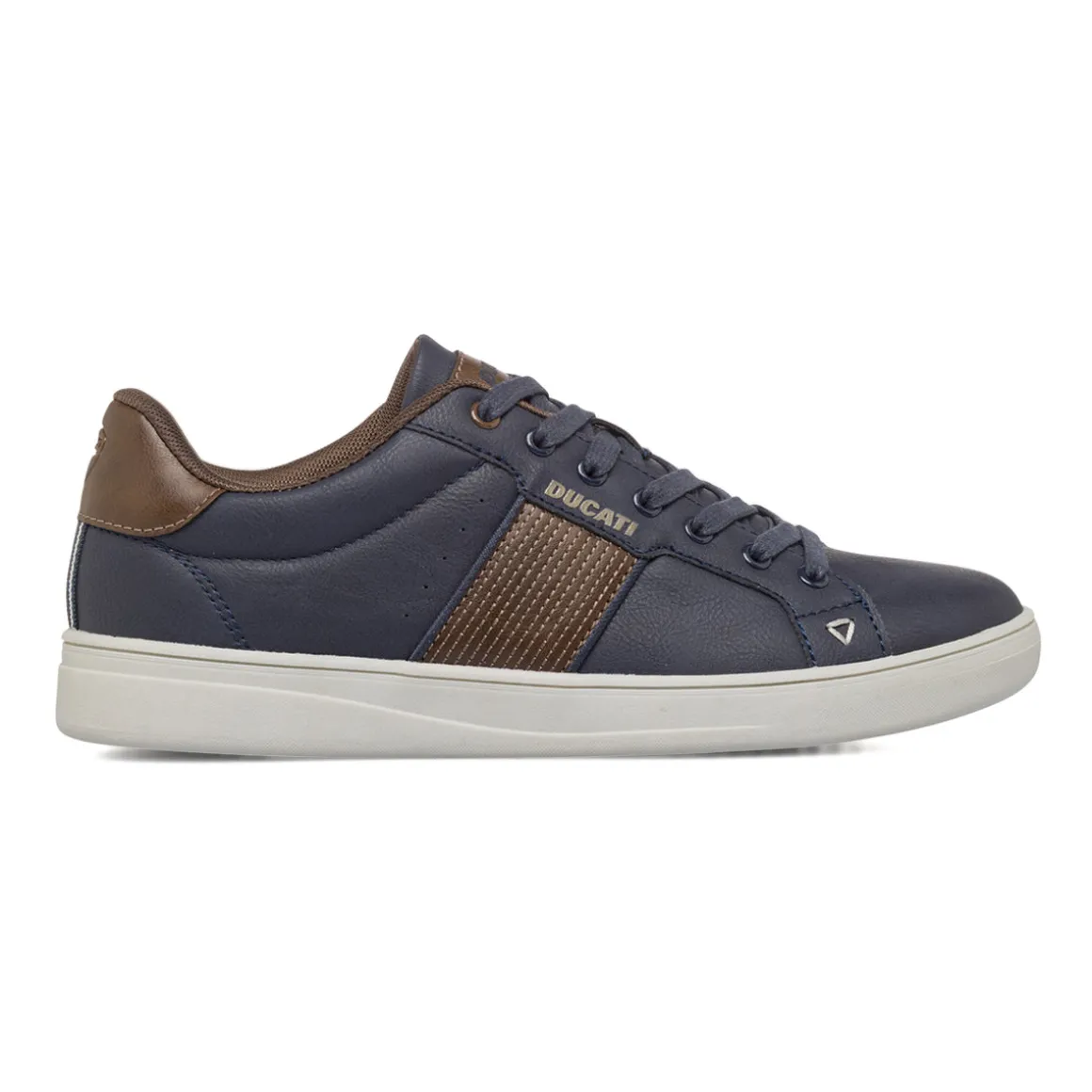 Sneakers blu da Uomo con inserti marroni Ducati