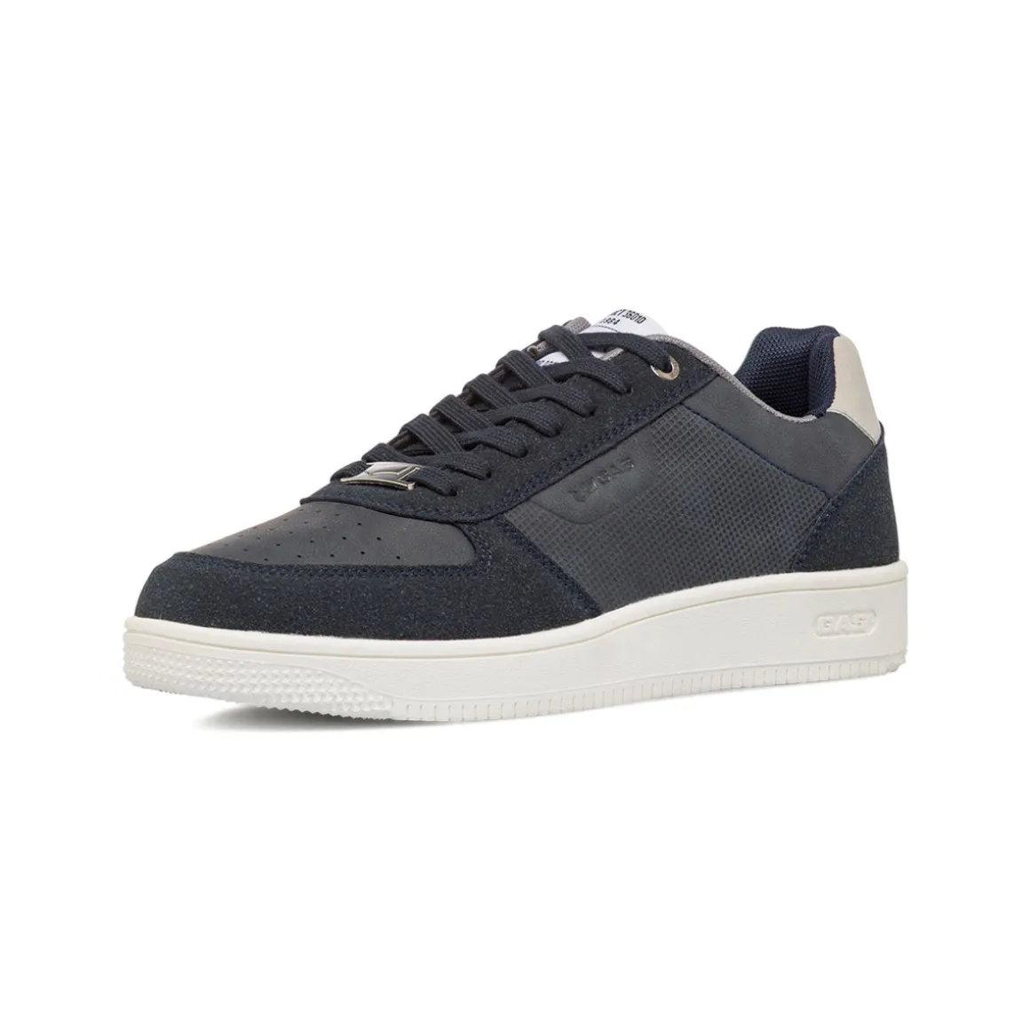 Sneakers blu da Uomo con inserti in tessuto Gas