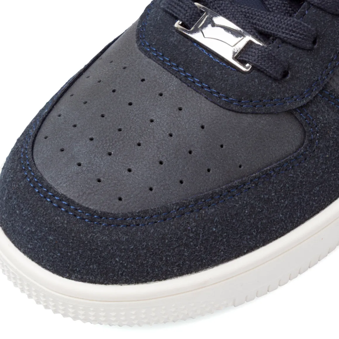 Sneakers blu da Uomo con inserti in tessuto Gas