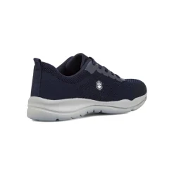 Sneakers Blu da Uomo in tessuto traforato e logo Lumberjack