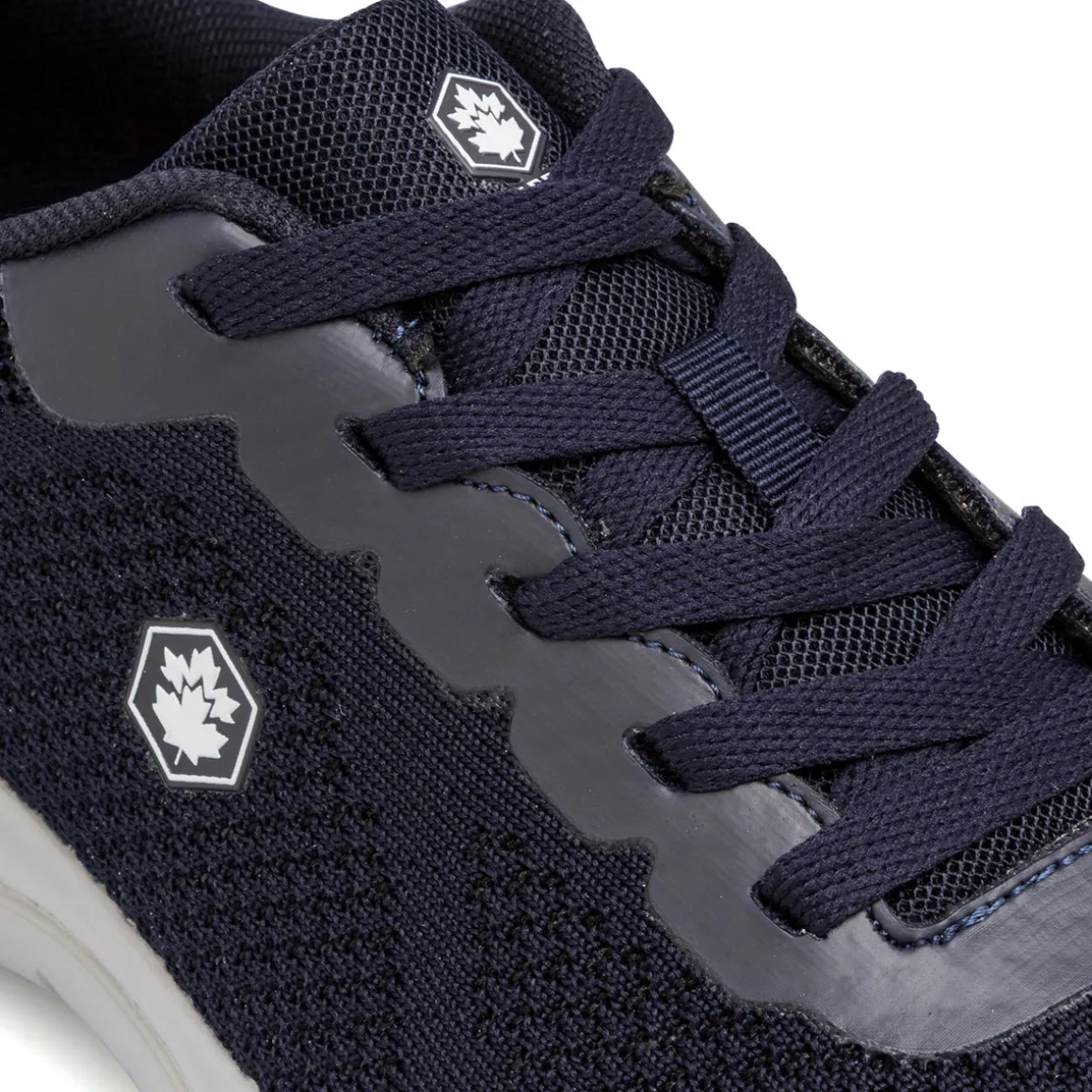 Sneakers Blu da Uomo in tessuto traforato e logo Lumberjack