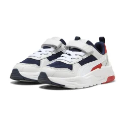 Sneakers blu e bianche da Bambino con strappo Puma Trinity 2