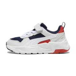 Sneakers blu e bianche da Bambino con strappo Puma Trinity 2