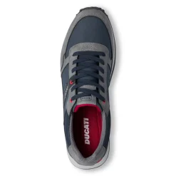 Sneakers blu e grigie da uomo Ducati