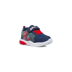 Sneakers blu e rosse bambino primi passi Spiderman con luci