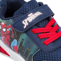 Sneakers blu e rosse bambino primi passi Spiderman con luci
